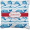 Dolphins Faux-Linen Throw Pillow 18" (Personalized)