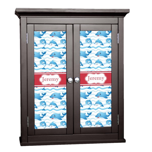 Custom Dolphins Cabinet Decal - Custom Size (Personalized)