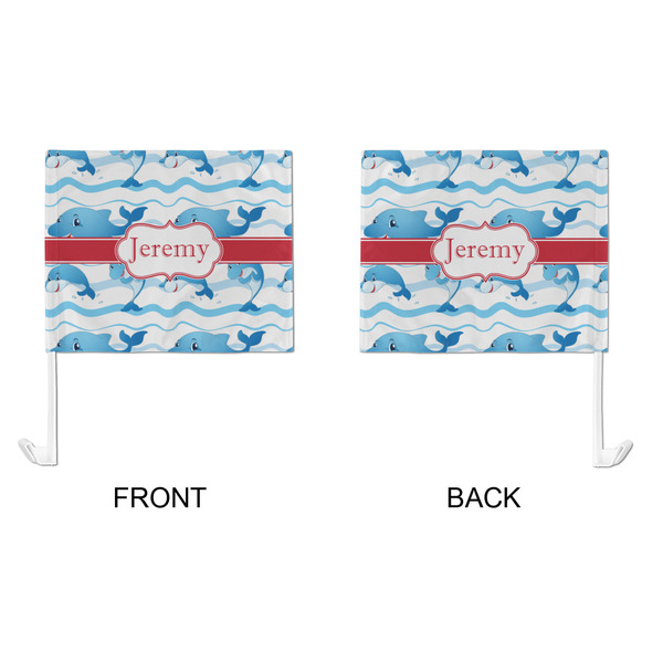 Dolphins Car Flag - Large - APPROVAL