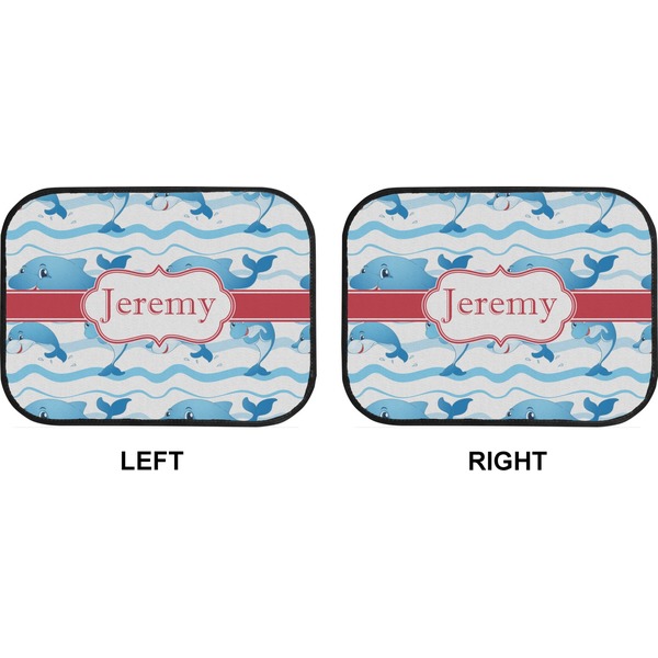 Dolphins Car Floor Mats (Back Seat) (Approval)