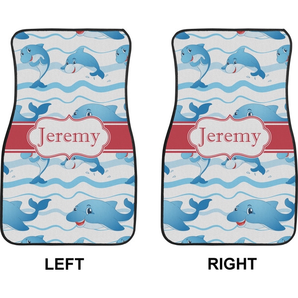 Dolphins Car Mat Front - Approval