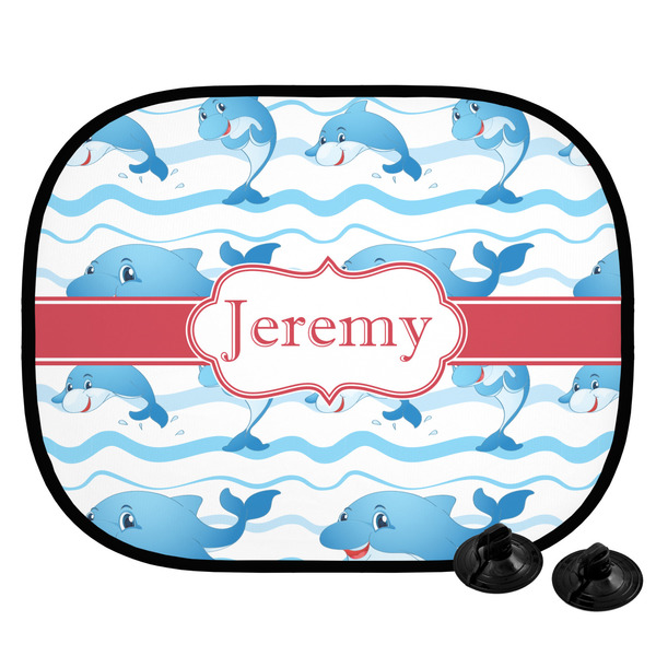 Custom Dolphins Car Side Window Sun Shade (Personalized)