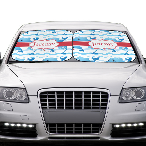Dolphins Car Sun Shades - IN CONTEXT
