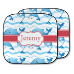 Dolphins Car Sun Shade - Two Piece (Personalized)