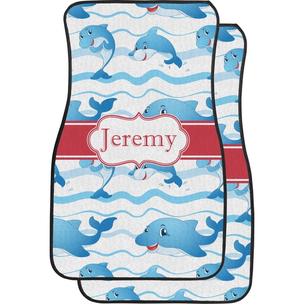 Custom Dolphins Car Floor Mats (Personalized)