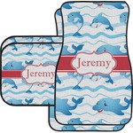 Dolphins Car Floor Mats Set - 2 Front & 2 Back (Personalized)