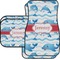 Dolphins Car Floor Mats Set - 2 Front & 2 Back (Personalized)