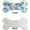 Dolphins Ceramic Flat Ornament - Bone Front & Back Single Print (APPROVAL)