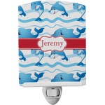 Dolphins Ceramic Night Light (Personalized)