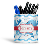 Dolphins Ceramic Pen Holder