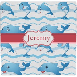 Dolphins Ceramic Tile Hot Pad (Personalized)