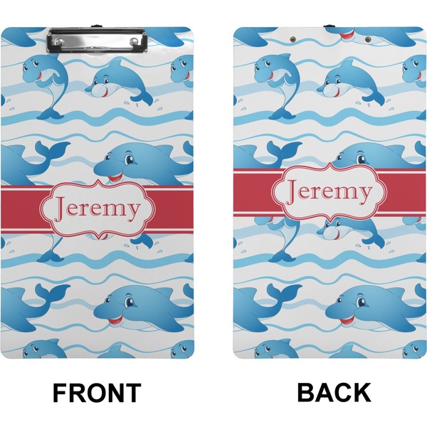 Dolphins Clipboard (Legal) (Front + Back)