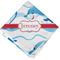 Dolphins Cloth Napkins - Personalized Lunch (Folded Four Corners)