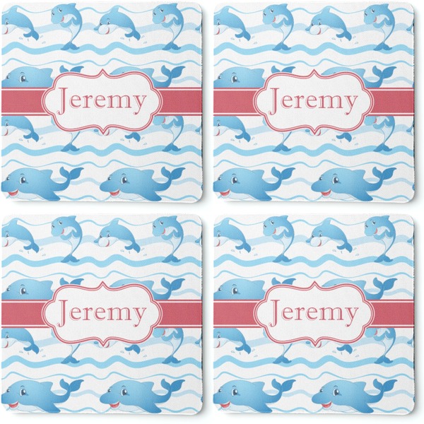 Dolphins Coaster Rubber Back - Apvl