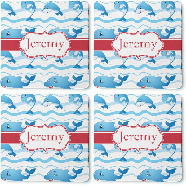 Dolphins Coaster Rubber Back - Apvl