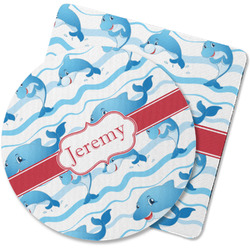 Dolphins Rubber Backed Coaster (Personalized)
