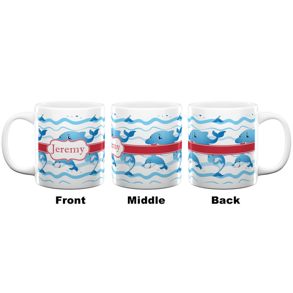 Dolphins Coffee Mug - 20 oz - White APPROVAL