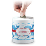 Dolphins Coin Bank (Personalized)