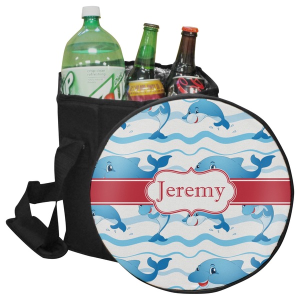 Custom Dolphins Collapsible Cooler & Seat (Personalized)