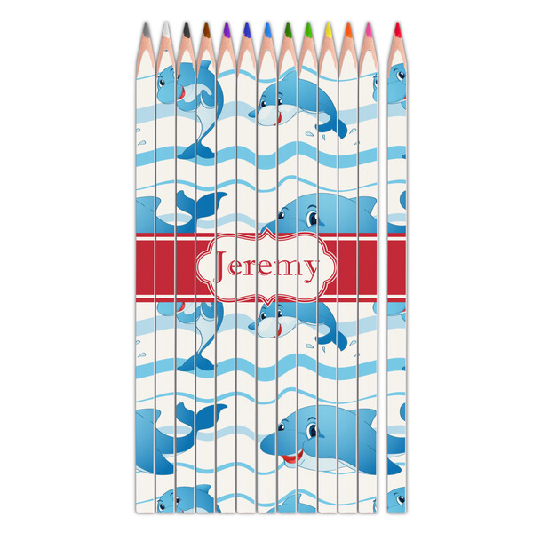 Custom Dolphins Colored Pencils (Personalized)
