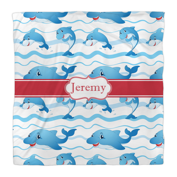 Dolphins Comforter - Queen - Front