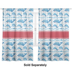 Dolphins Curtain Panel - Custom Size