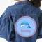 Dolphins Twill Iron On Patch - Custom Shape - 3XL (Personalized)