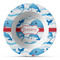 Dolphins Plastic Bowl - Microwave Safe - Composite Polymer (Personalized)