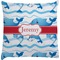 Dolphins Decorative Pillow Case (Personalized)