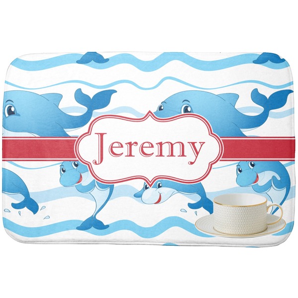 Dolphins Dish Drying Mat