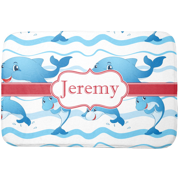 Custom Dolphins Dish Drying Mat (Personalized)