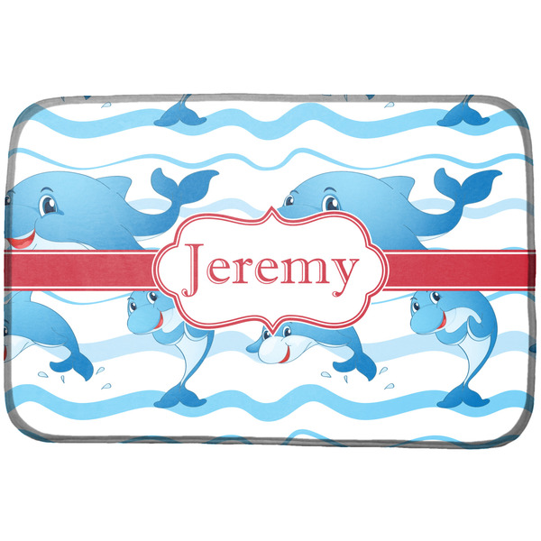 Custom Dolphins Dish Drying Mat (Personalized)