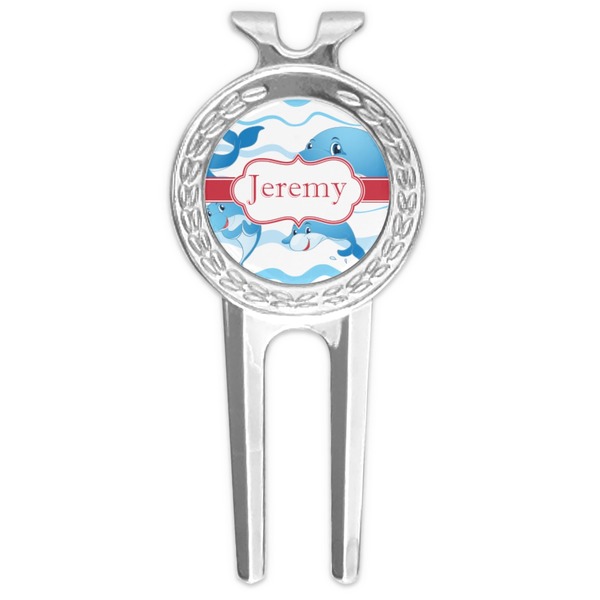 Custom Dolphins Golf Divot Tool & Ball Marker (Personalized)
