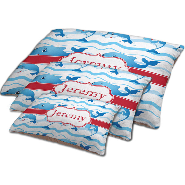 Dolphins Dog Beds - MAIN (sm, med, lrg)
