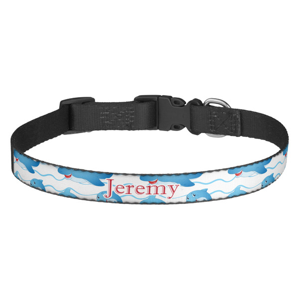 Custom Dolphins Dog Collar - Medium (Personalized)