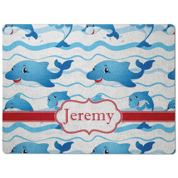 Dolphins Dog Food Mat - Medium without bowls