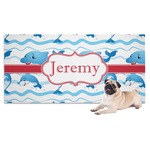 Dolphins Dog Towel (Personalized)