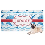 Dolphins Dog Towel (Personalized)