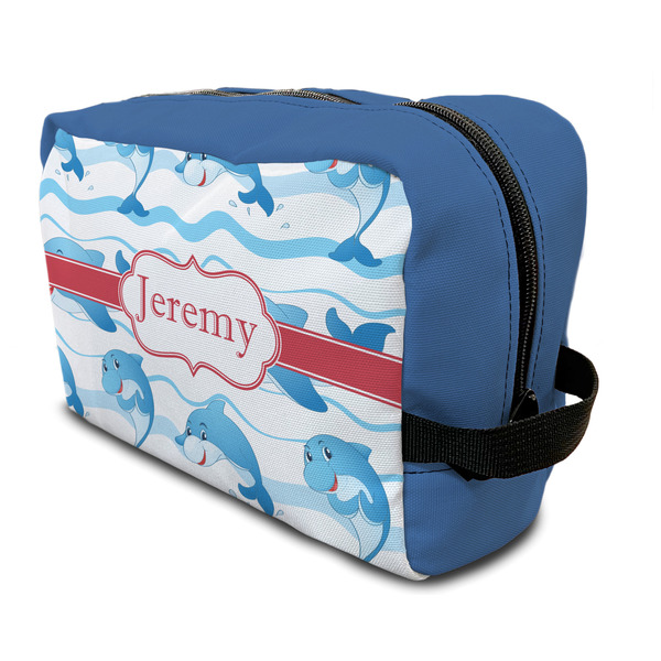 Custom Dolphins Toiletry Bag / Dopp Kit (Personalized)