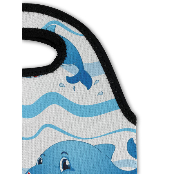 Dolphins Double Wine Tote - Detail 1 (new)