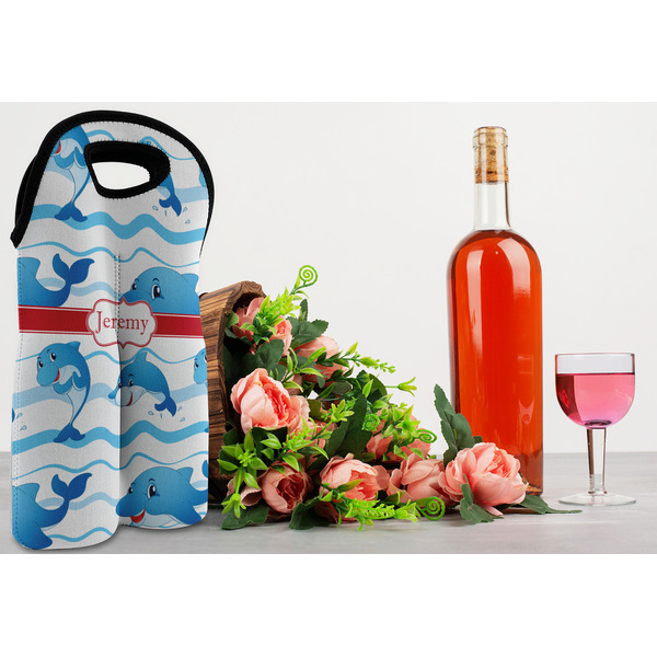Dolphins Double Wine Tote - LIFESTYLE (new)