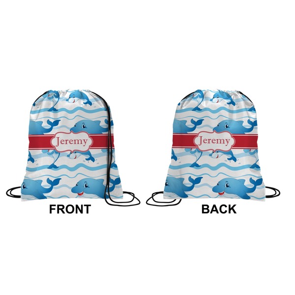 Dolphins Drawstring Backpack
