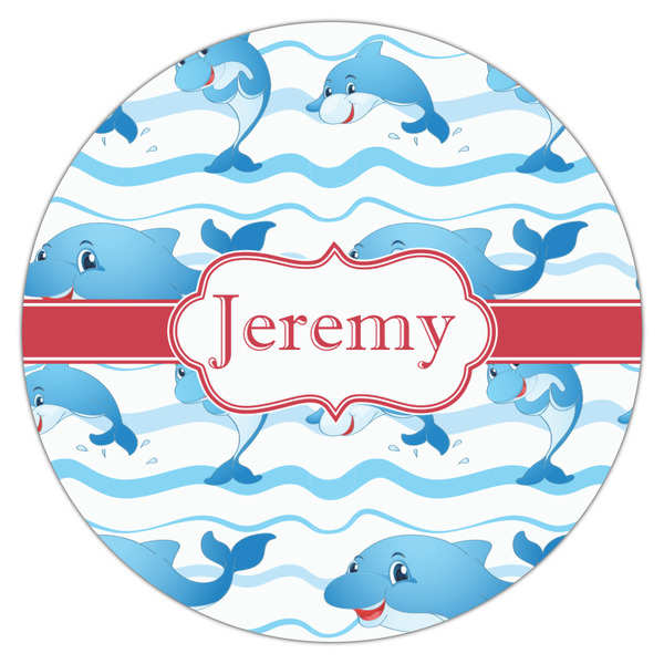 Dolphins Drink Topper - Large - Single