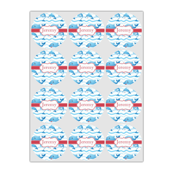Dolphins Drink Topper - Small - Set of 12