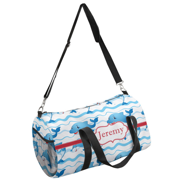 Custom Dolphins Duffel Bag (Personalized)