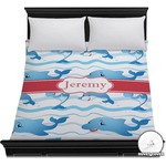 Dolphins Duvet Cover - Full / Queen (Personalized)