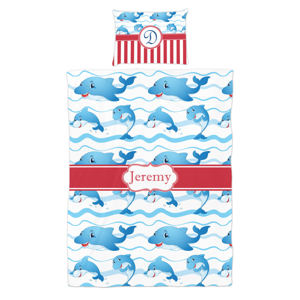 Dolphins Duvet Cover Set - Twin - Alt Approval