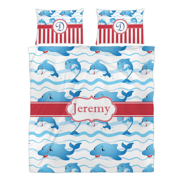 Dolphins Duvet cover Set - Queen - Alt Approval