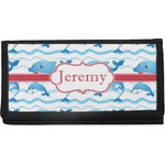 Dolphins Canvas Checkbook Cover (Personalized)
