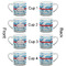 Dolphins Espresso Cup - 6oz (Double Shot Set of 4) APPROVAL
